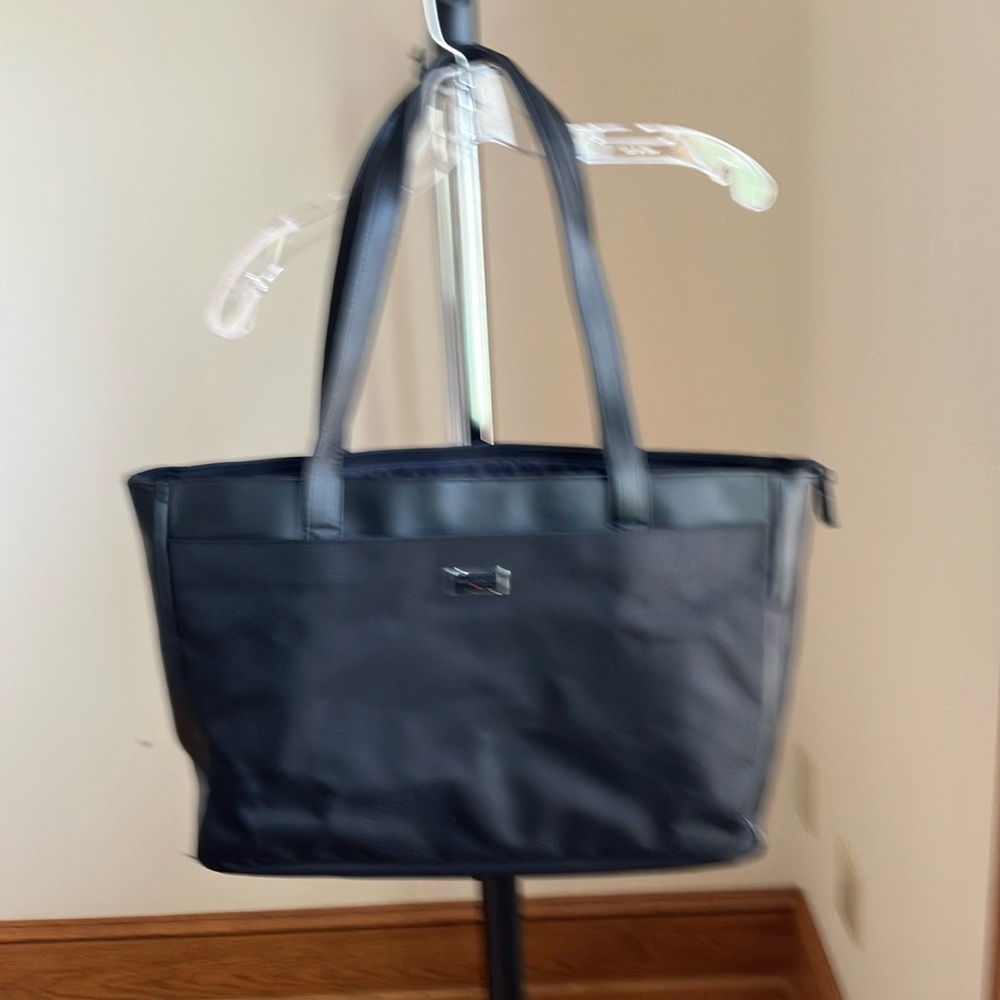 Elegant Black Tote Bag & Computer Bag